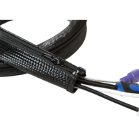 Picture of LogiLink  fleksibilna zaštita za kablove sa rajfešlusom 1m x 50mm crna