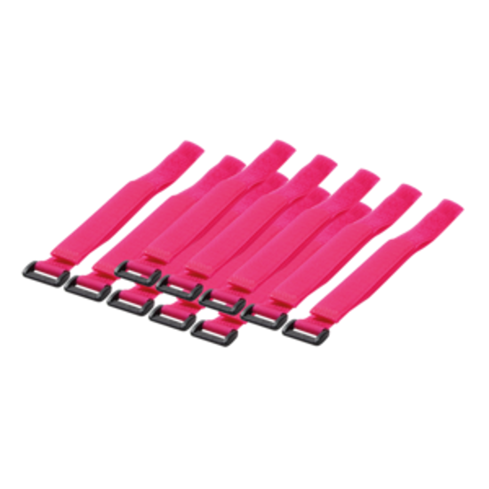 Picture of Logilink čičak trakice za vezivanje kablova 500x20mm, 10kom, pink