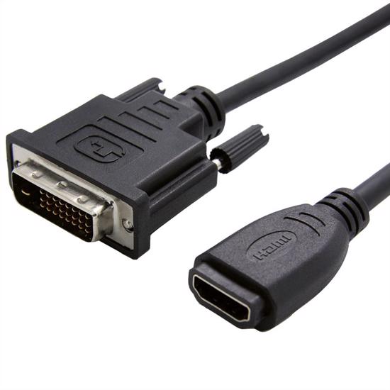 Picture of Secomp Value Cableadapter 0.15m DVI M - HDMI F
