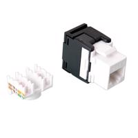 Picture of Secomp Value Keyst. Jack, UTP, RJ45, Cat6, 180°, toolless, white