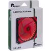 Picture of InterTech Fan Argus L-12025 RD, 120mm LED, Red