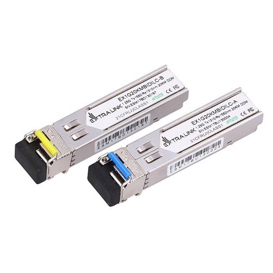 Picture of EXTRALINK SFP 1.25G WDM BIDI 1310/1550NM 20KM DDM 2PCS LC