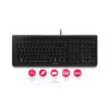 Picture of Cherry KC-1000 tastatura, USB, crna