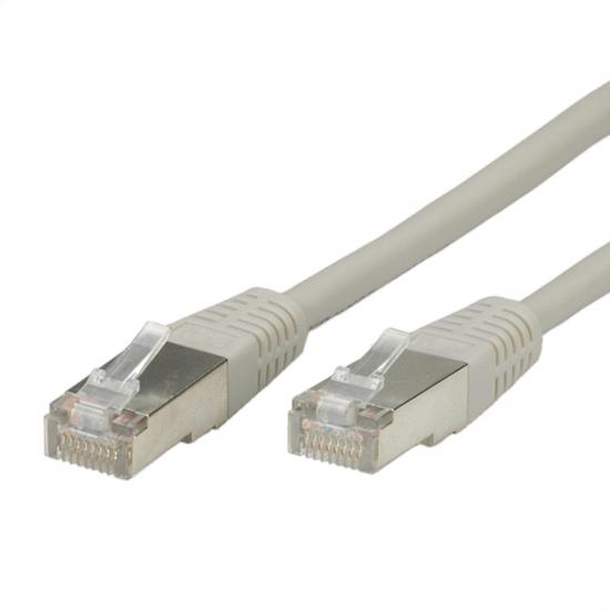 Picture of Secomp ROLINE S/FTP(PiMF) Cable Cat.7 with RJ45 Connector 500 MHz LSOH grey 2.0m