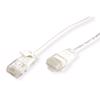 Picture of Secomp Roline UTP Data Center PatchCord SLIM Cat6A/Cl.EA LSOH white 0.3m