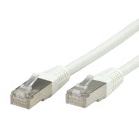 Picture of Secomp Value S/FTP (PiMF) PatchCord Cat6/Cl.E white 5.0m