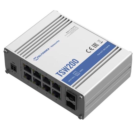 Picture of Teltonika TSW200 Industrial Gbit Ethetnet PoE+ Switch