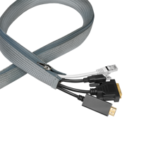 Picture of LogiLink  fleksibilna zaštita za kablove sa rajfešlusom 1m x 50mm siva