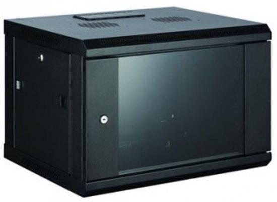 Picture of Safewell rack orman SMA 19" 6U, 600X450, zidni, vrata sa kaljenim staklom