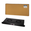 Picture of Logilink ventilator panel sa 2 ventilatora i termostatom, 1U, 465 x 220, crni