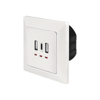 Picture of Logilink uzidna utičnica, 2 USB-A, 1 USB-C