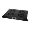 Picture of Logilink ventilator panel sa 4 ventilatora i termostatom, 1U, 465 x 350, crni