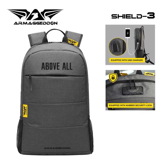 Picture of ARMAGGEDDON Shield 3 ranac 15.6" siva boja
