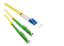Picture of Secomp ROLINE FO patchcord E2000/APC-LC/UPC, OS2, LSOH, žuti, 2 m
