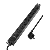 Picture of Logilink PDU 8 x C13, konektor šuko, prenaponska zaštita