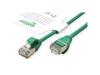 Picture of Secomp Roline GREEN U/FTP Data Center PatchCord 6A Slim LSOH zeleni 5.0m