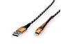 Picture of Secomp Roline GOLD Lightning to USB Cable for iPhone, iPod, iPad, with Smartphone support function, 1 m