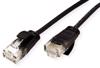 Picture of Secomp Roline UTP Data Center PatchCord, SLIM, Cat6A/Cl.EA, LSOH, black, 0.15m