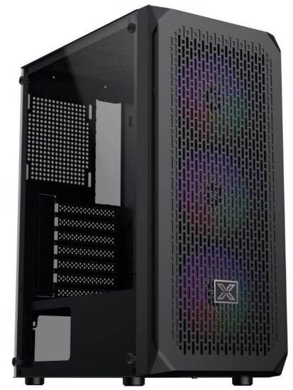 Picture of Xigmatek Sky 3F crno kućište , ATX, U3x1 & U2x2,  dolazi sa 3 vetilatora ( povezivanje molex)