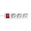 Picture of Logilink produžni kabl 3 mesta, prekidač, 1.5m, beli