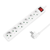 Picture of Logilink produžni kabl 6 mesta, prekidač, 1.5m, beli