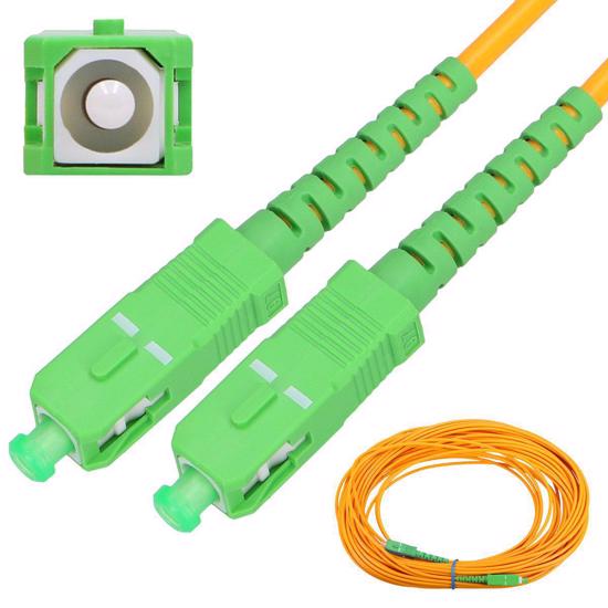 Picture of Extralink Patchcord SC/APC-SC/APC, SM, G652D, Simplex, 3.0mm 0.5m