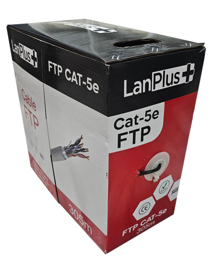 Picture of LanPlus FTP CAT5e outdoor, 305m, PE sheath, UV resistant