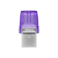 Picture of 128GB Kingston DataTraveler MicroDuo 3C USB-A USB-C 3.2