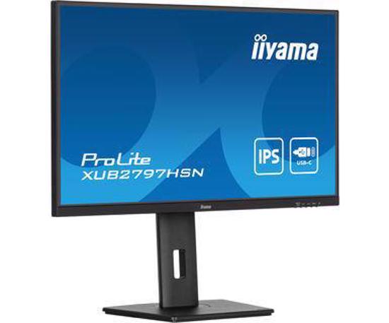 Picture of IIYAMA 27" XUB2797HSN-B1 1920 x 1080 100Hz, 1ms, USB HUb Type C  65W, RJ45