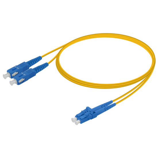 Picture of LanPlus Patchcord SC/UPC-LC/UPC, SM G.657.A1, Duplex 3.0mm 3.0m
