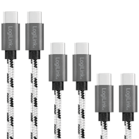 Picture of Logilink USB 2.0 Type C, C/M na USB - C/M, 3-pak set 0.5 m / 1 m / 2 m