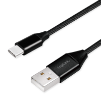 Picture of Logilink USB 2.0 Type C kabl, USB - C/M na USB - A/M 0.3m