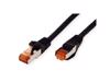 Picture of Secomp Roline S/FTP (PiMF) PatchCord Cat6A/CompLv, LSOH, crna, 0.5 m