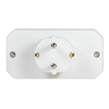 Picture of Logilink šuko adapter - lopov  2x CEE 7/16 + 1x CEE 7/3